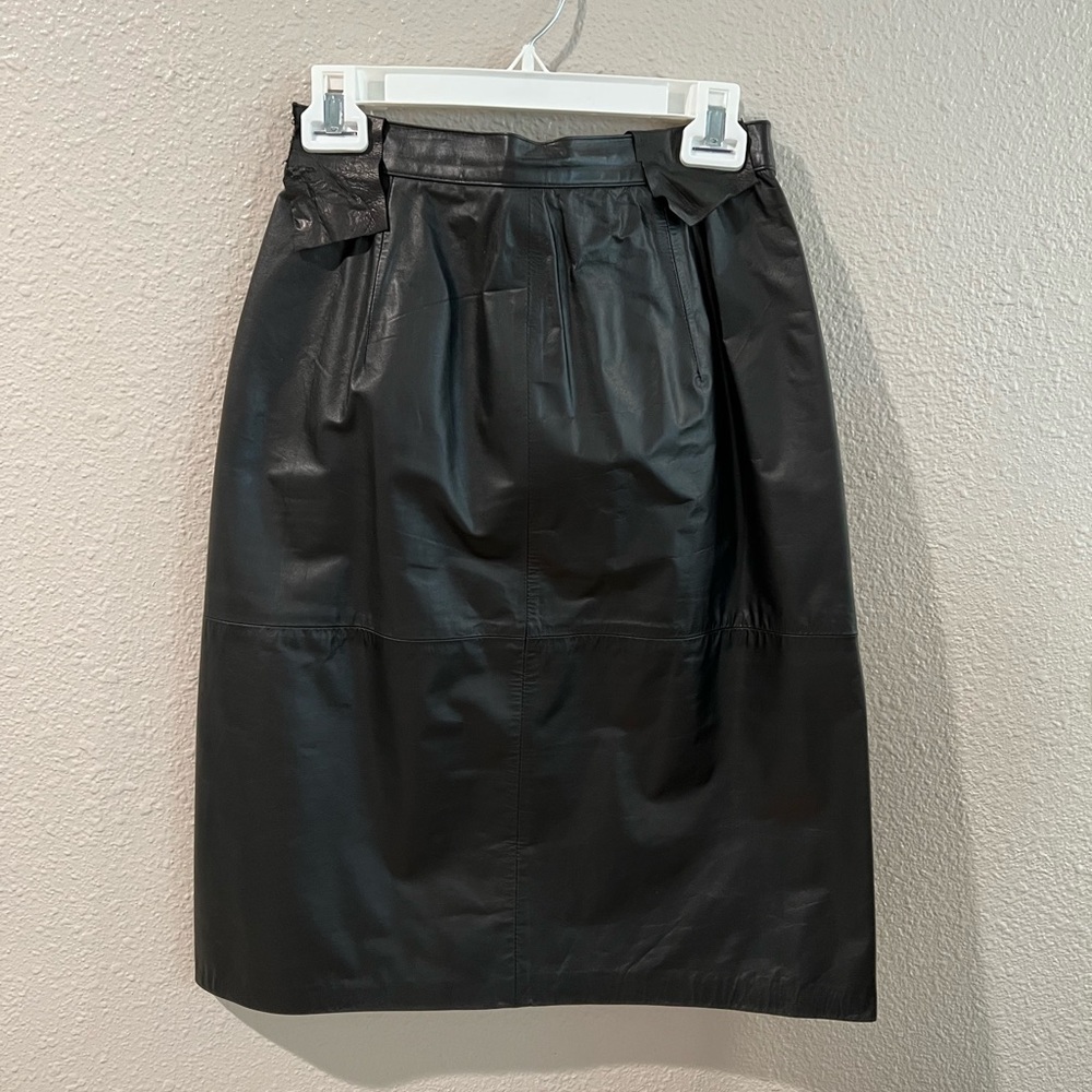 Leather Skirt